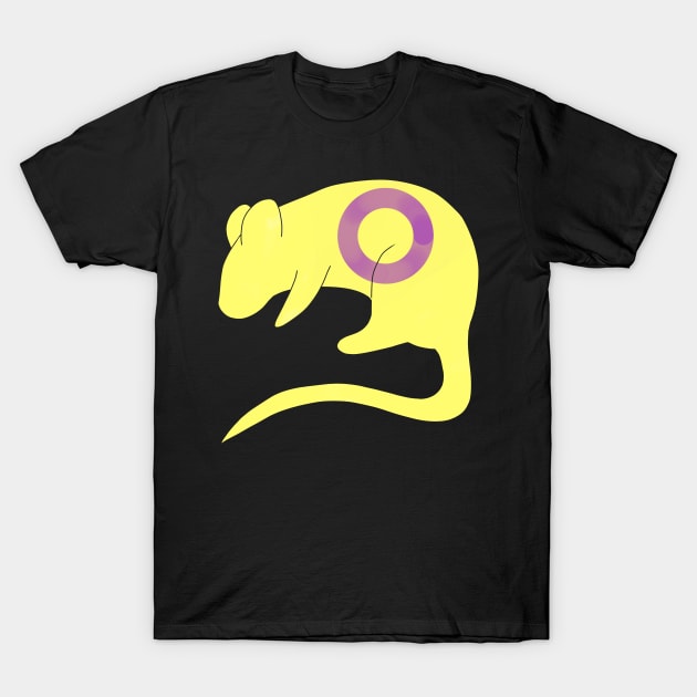 Intersex Pride Rat T-Shirt by Salamenca